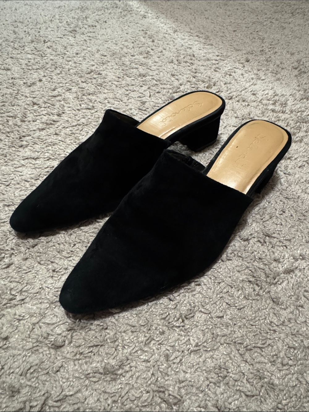 Splendid Suede Mule Heels